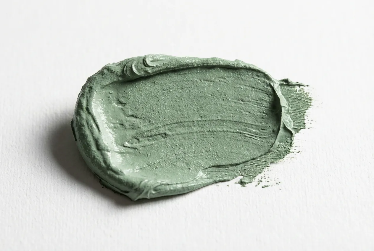 Miniatura di una singola pennellata di vernice di alta qualità, che mostra la texture e il colore per il confronto tra Sikkens e San Marco.